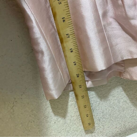 NWT Kay Unger New York Ivory Satin Blazer sz 12 Silk blend Bling Buttons - Picture 7 of 11